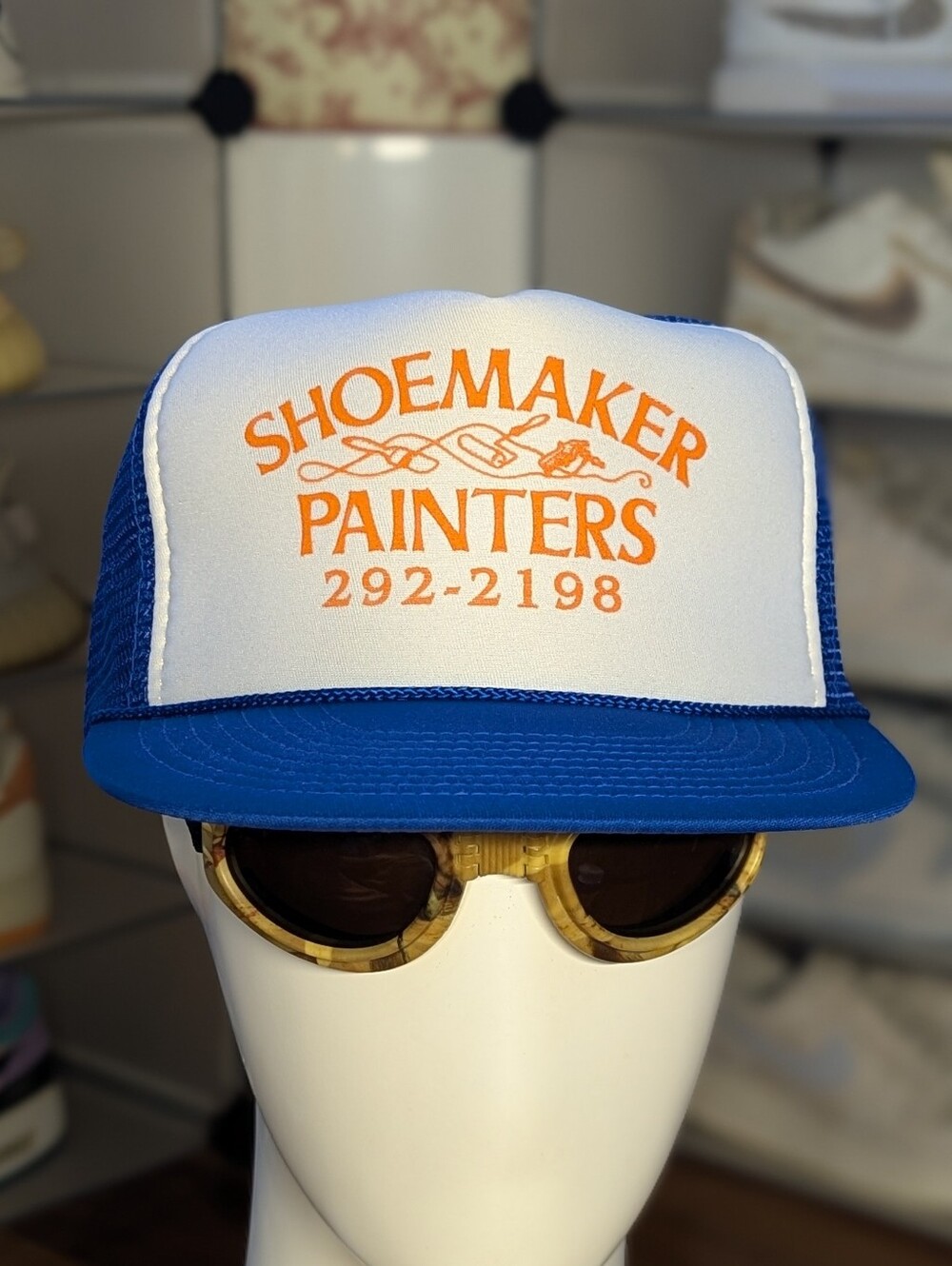 Shoemaker Painting Vintage Hat (OS)